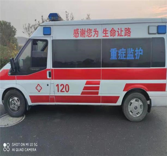 毛感乡救护车出租服务案例3